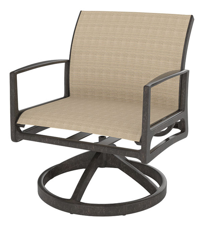 Gensun Phoenix Sling Swivel Rocking Lounge Chair