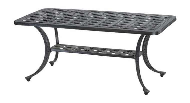 Gensun Coordinate 21"x 42" Rect Coffee Table