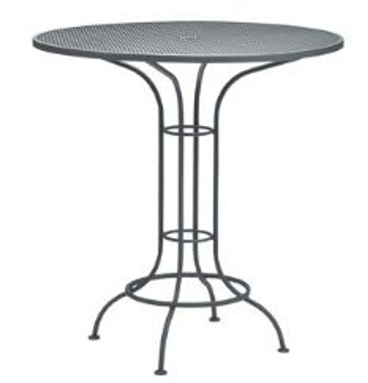 Woodard Outdoor 42" Round Bar Height Umbrella Table