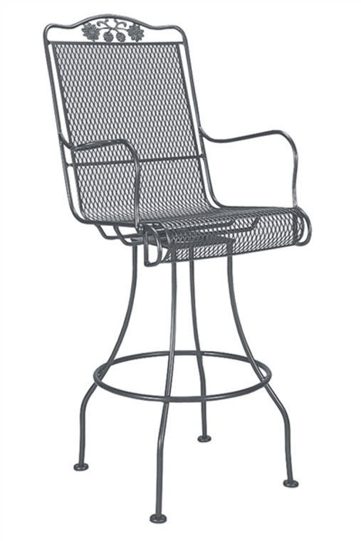 Woodard Briarwood Outdoor Swivel Bar Stool