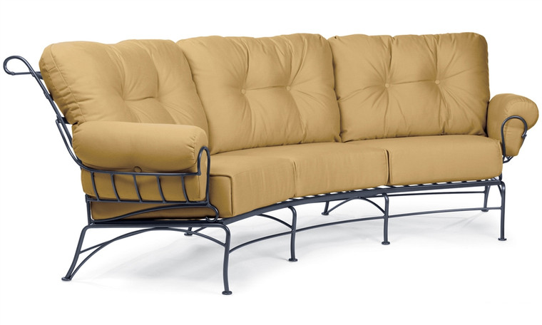 Woodard Terrace Outdoor Cushioned Crescent Sofa