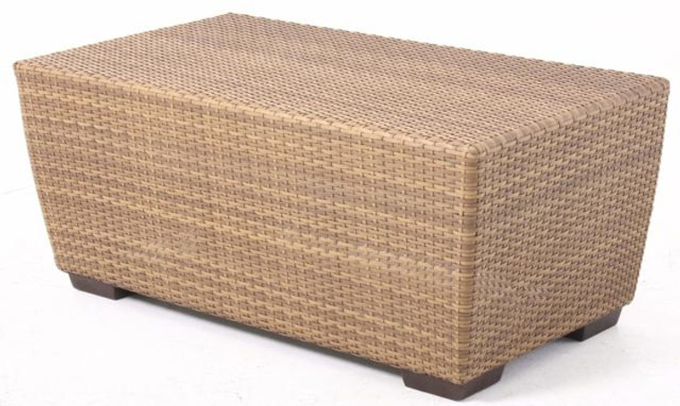 Woodard Saddleback Outdoor Rectangular Coffee Table