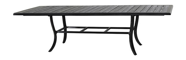 Gensun Lattice Outdoor 44" x 79"/114" Extension Dining Table