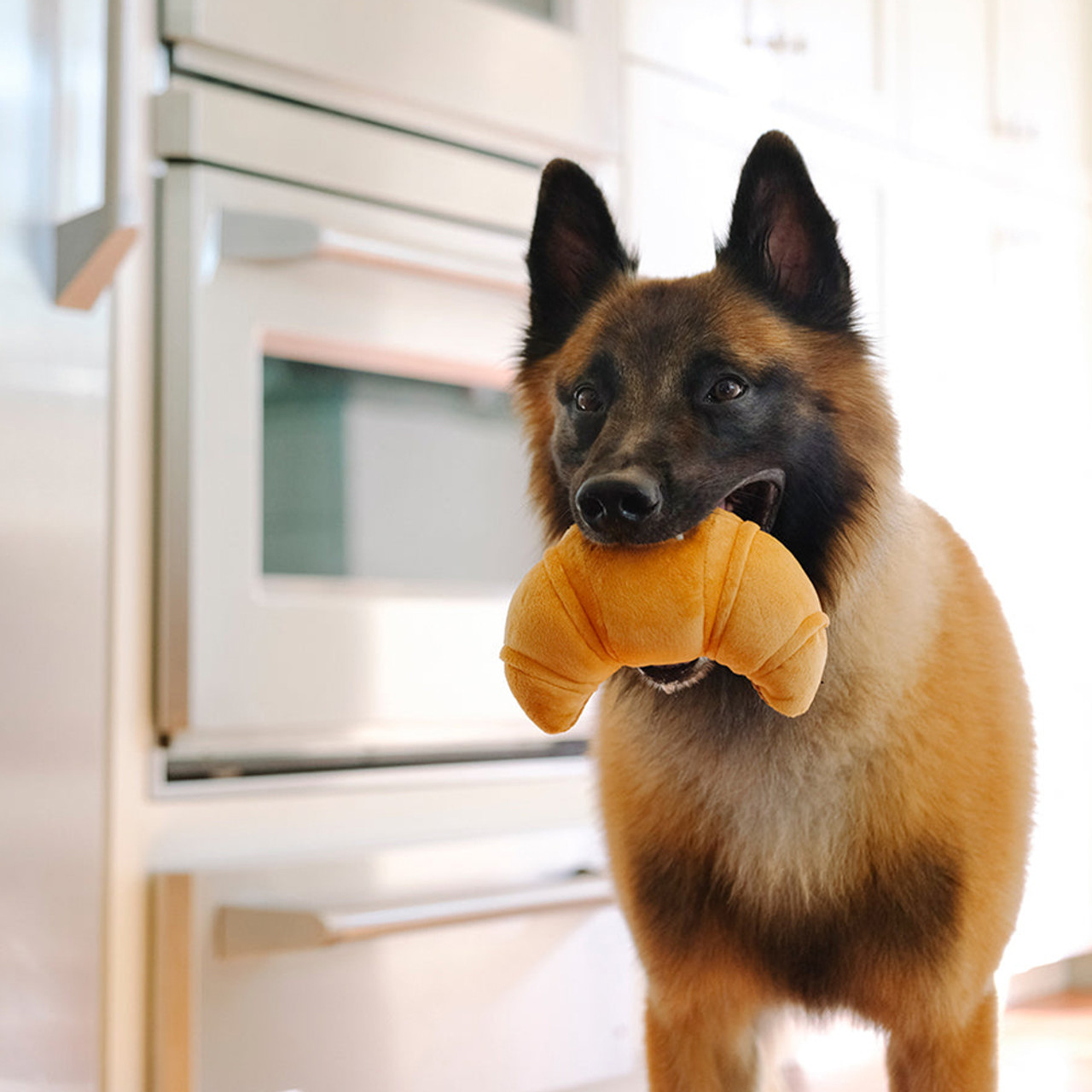 Barking Brunch Pups Pastry Croissant Dog Toy (mini)