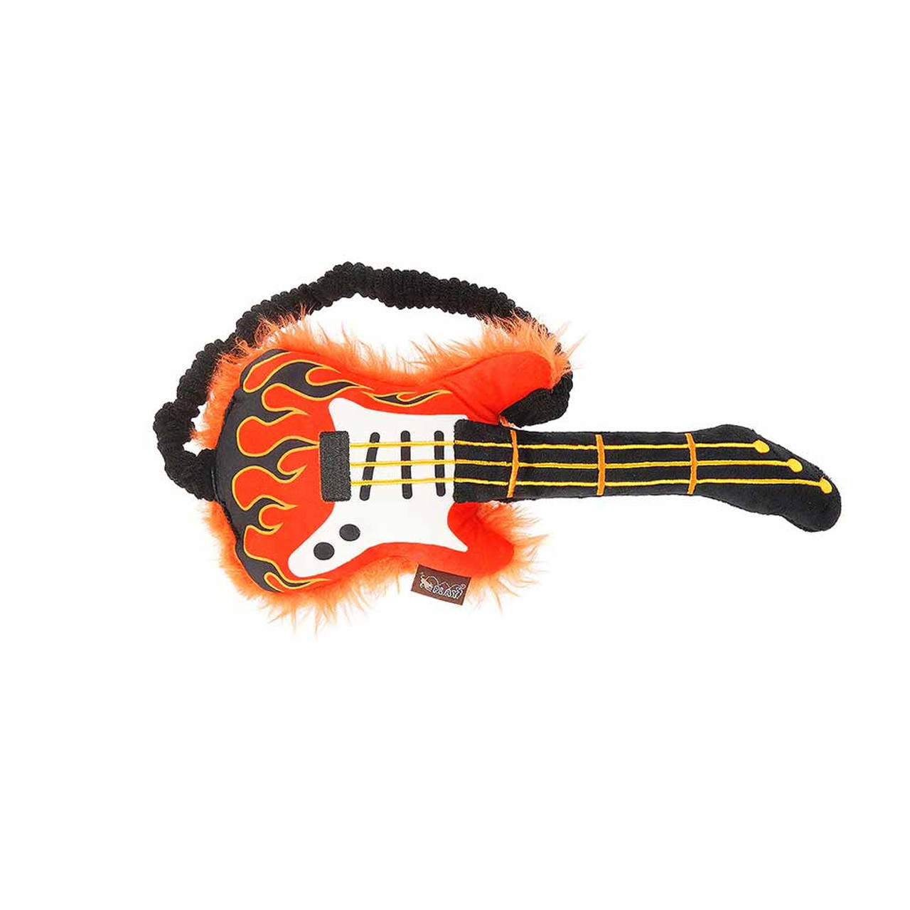 Rock'n Rollover Electric Guitar Dog Plush Toy