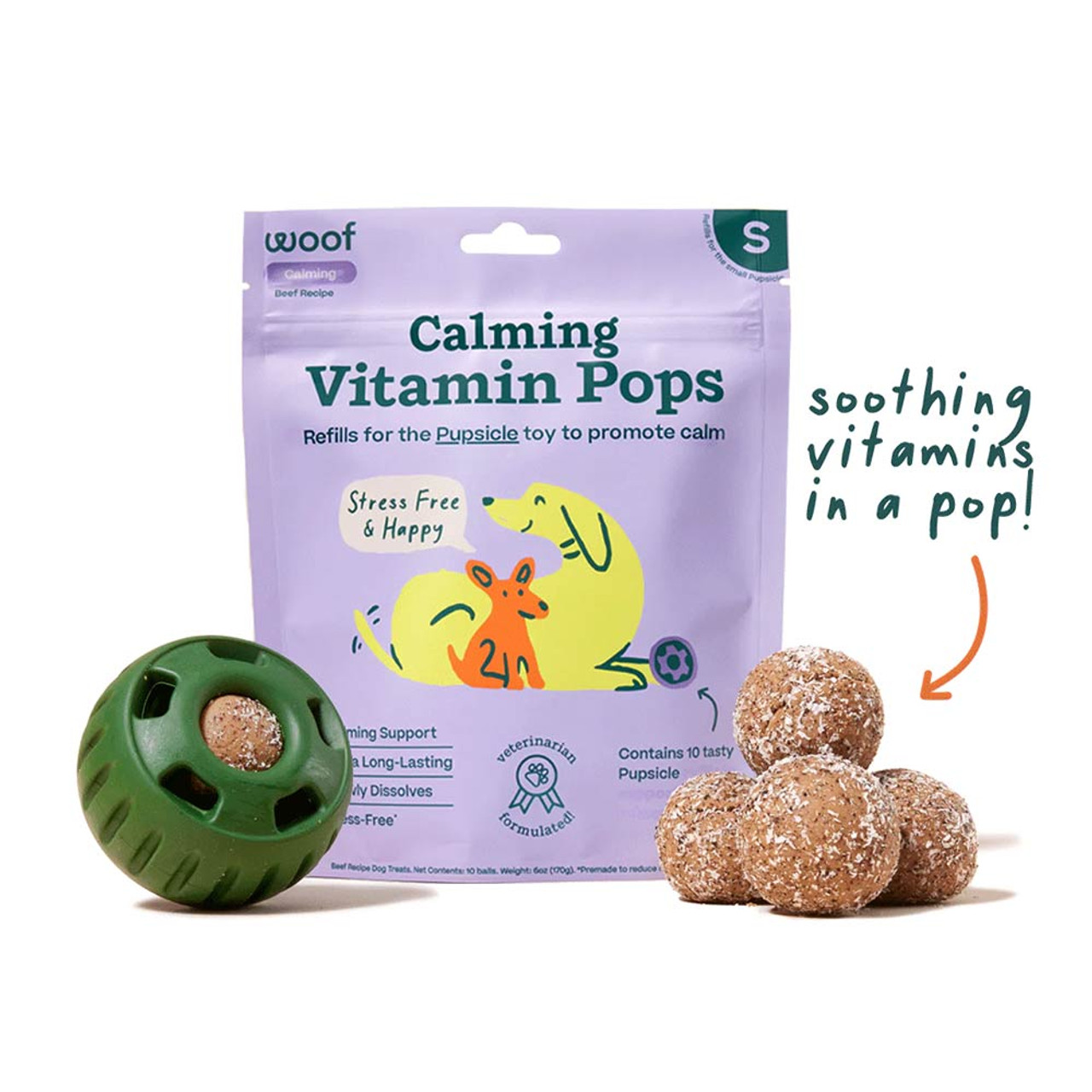 Woof Pupsicle Pops - Beef (Small)