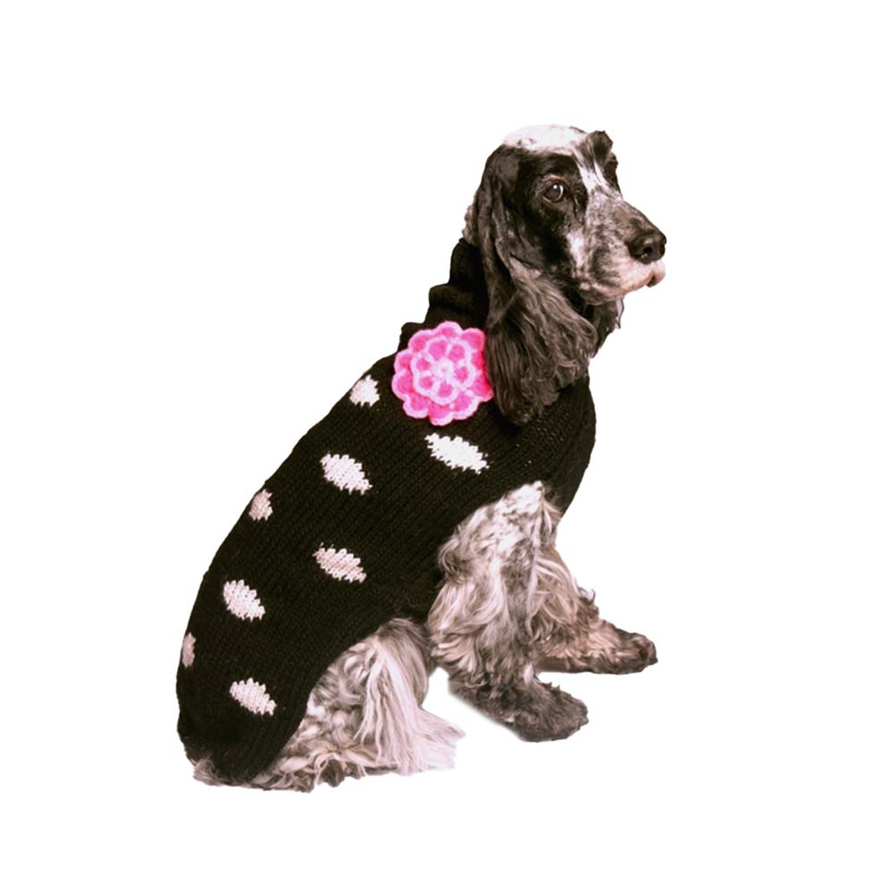 Polka dot deals dog sweater