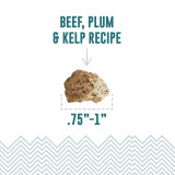 Soft & Chewy Bites for Dogs - Beef, Plum & Kelp Recipe