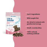 grain-free cod and shrimp cat treats