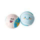 Comet Me eco-friendly tennis balls dog toy in galactic blue
