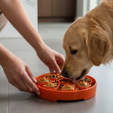 Dishwasher safe top rack ultra-soft TPE slow feeder lick mat 8x8x1.375 inches