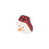 Mini Snowman Dog Toy Plush