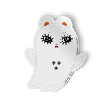 Cute ghost sticker waterproof