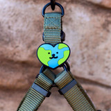 Earth Heart Dog Badge