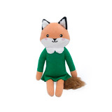 ZippyPaws EcoZippy fox felt dog toy eco-friendly natural materials sustainable squeaker