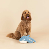 eco friendly whale dog toy