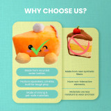Pumpkin Slice Dog Toy Pumpkin Slice Dog Toy