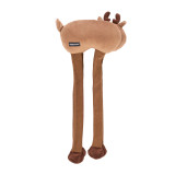 Ecozippy Jumbo Holiday Crinkle Reindeer Dog Toy