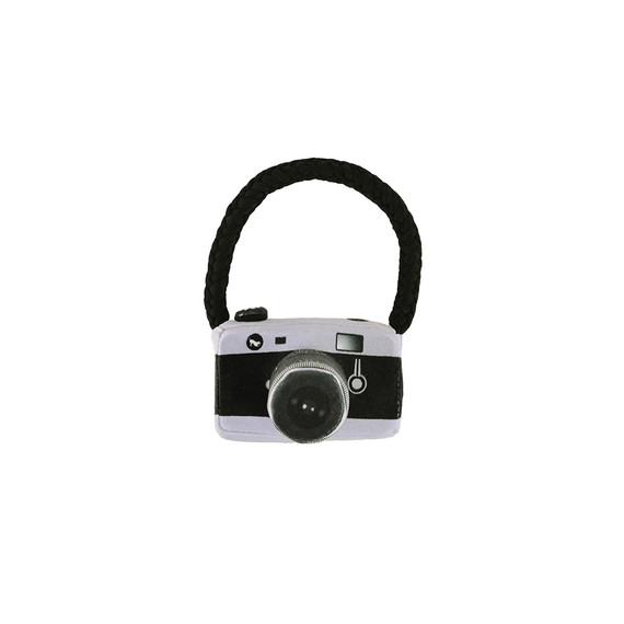 Mini Lens Licker Camera squeaky plush dog toy for small dogs