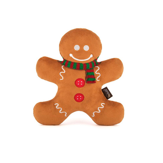 Gingerbread Man Dog Plush Toy