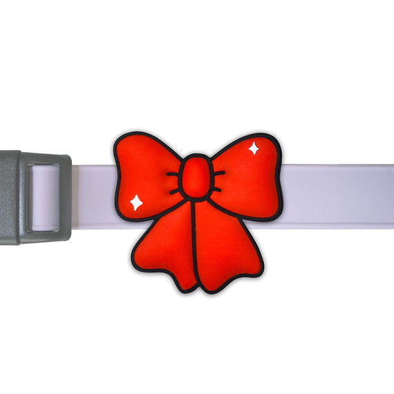 Red Ribbon dog jiby charm