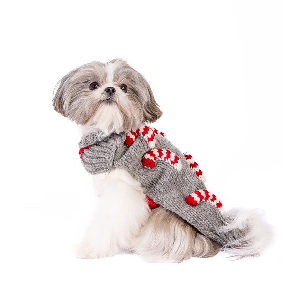 Holiday wool dog sweater on sale