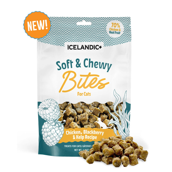 Soft & Chew Bites for Cats - Chicken, Blackberry & Kelp
