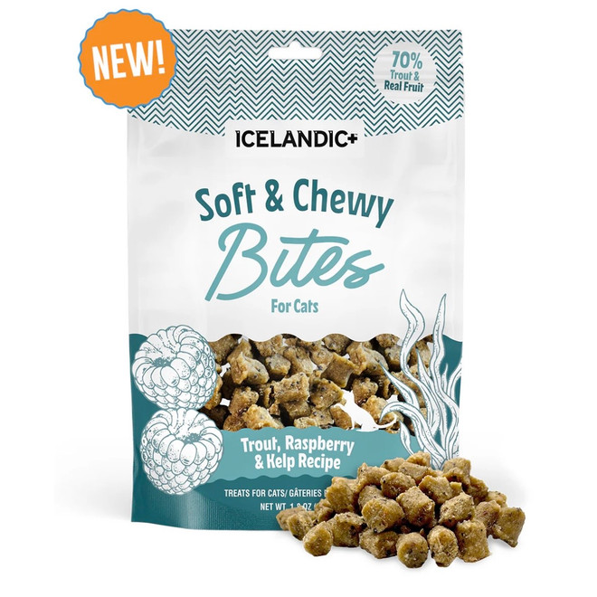 Soft & Chew Bites for Cats - Trout, Raspberry & Kelp