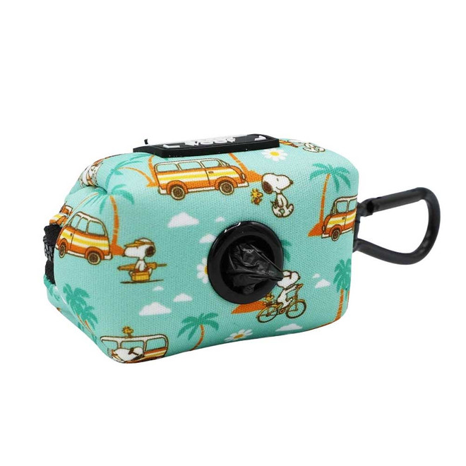 Dog Waste Bag Holder - Peanuts Road Tripping