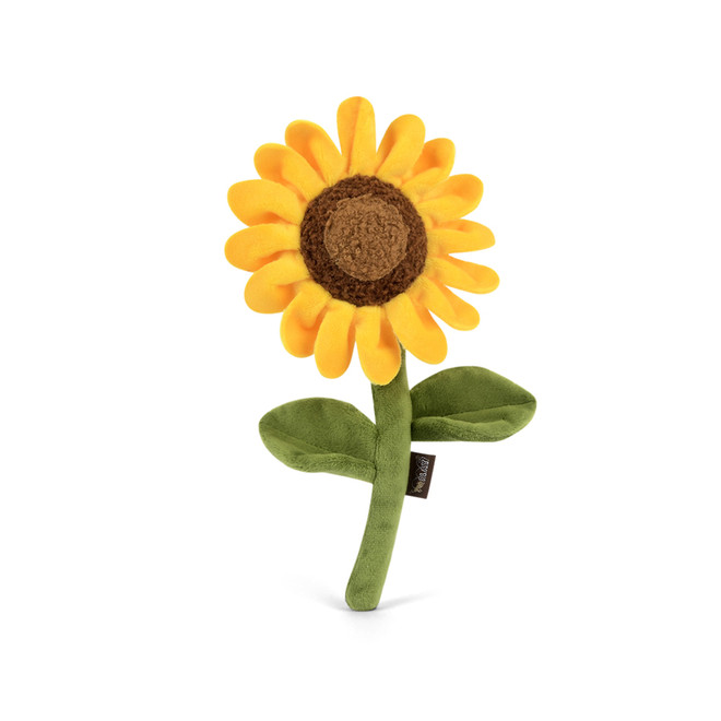 Sassy Sunflower Plush Dog Toy | Eco-friendly dog toy