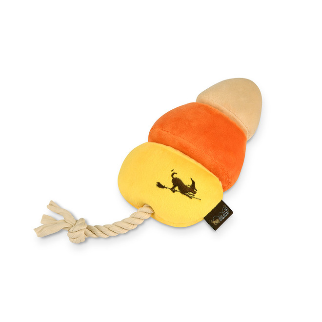 Candy Corn Plush dog toy