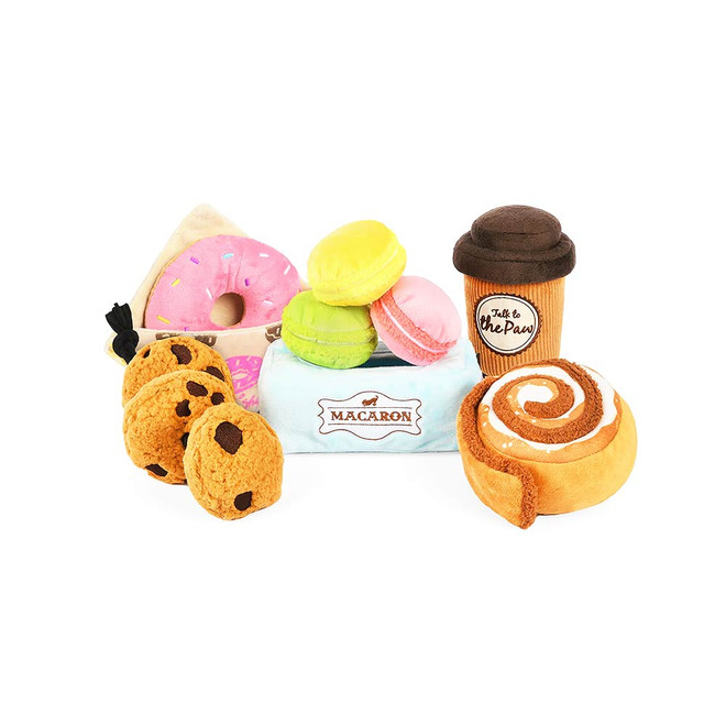 Pup Collection Cafe dog toy gift bundle