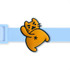Cat Booty Jiby funny silicone cat collar charm with clip ring