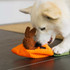 carrot and bunnies dog toy