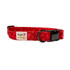 red eco friendly dog collar