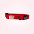 red eco friendly dog collar