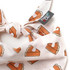 Handmade pumpkin pie dog bandana in lightweight cotton