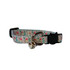 Feeling Squirrely eco-friendly breakaway cat collar made from recycled materials with cat head buckle