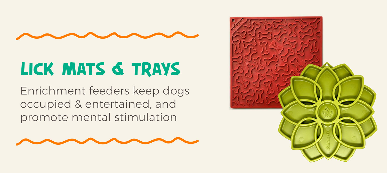 Lick Mats and Trays for dogs and cats