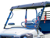 Kawasaki Mule Pro-FXR Full Scratch Resistant Windshield with Dual Vents