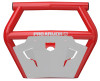 Red Polaris RZR PRO XP Sport Front Bumper with skid plate