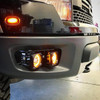 Vision X 3" Optimus Square 15º Beam with Amber Halo LED Light Kit