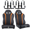 Polaris RZR PRO (Turbo R, Pro R, Pro S, Pro R) 2 and 4 Seater Suspension "Weekender" Series Pair of Front Bucket Seats W/ Quick Mount Bracket (2020-2025)