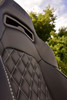 Corbeau Trailcat Reclyning Seats - Black Vinyl w/ Black Diamond Stitch Center