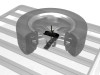 Spare Wheel Clamp / Low Profile - For XJ Cherokee Slimline II Roof Rack Spare Wheel Clamp / Low Profile - For XJ Cherokee Slimline II Roof Rack