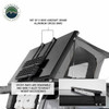 HD Sidewinder Side Load Aluminum Hard Shell Roof Top Tent, Grey Body & Green Trim - Overland Veheicle Systems