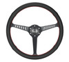 NRG Classic 15" Stealth XJ Cherokee Steering Wheel - Black Leather with Red Stitching NRG Classic 15" Stealth XJ Cherokee Steering Wheel - Black Leather with Red Stitching