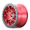 Dirty Life Wheels 17x9 9303 DT-1 Simulated Beadlock - Crimson Candy Red - Fits XJ Cherokee