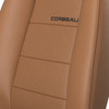 Corbeau XJ Jeep Cherokee Moab Reclyning Seat - Tan Vinyl with Perforated Vinyl Center (pair)