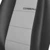 Corbeau XJ Jeep Cherokee Moab Reclyning Seat - Black Vinyl with Grey Perforated Vinyl Center (pair)